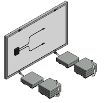 ValkBox3 Befestigungssystem für Module bis 1150 mm
